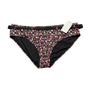 Time and Tru Womens Plus Size 2X Floral Bikini Bottom New With Tags